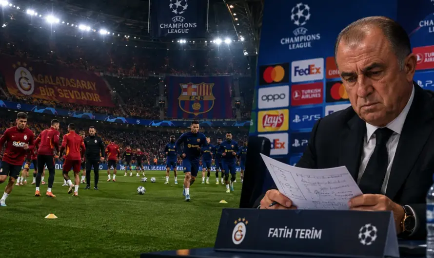 Fatih Terim UEFA Formasıyla Sahada: Galatasaray-Barcelona Maçında Özel Görev