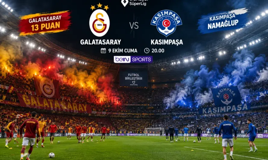 Galatasaray – Kasımpaşa Karşılaşması: Eksikler, İstatistikler ve Maç Detayları