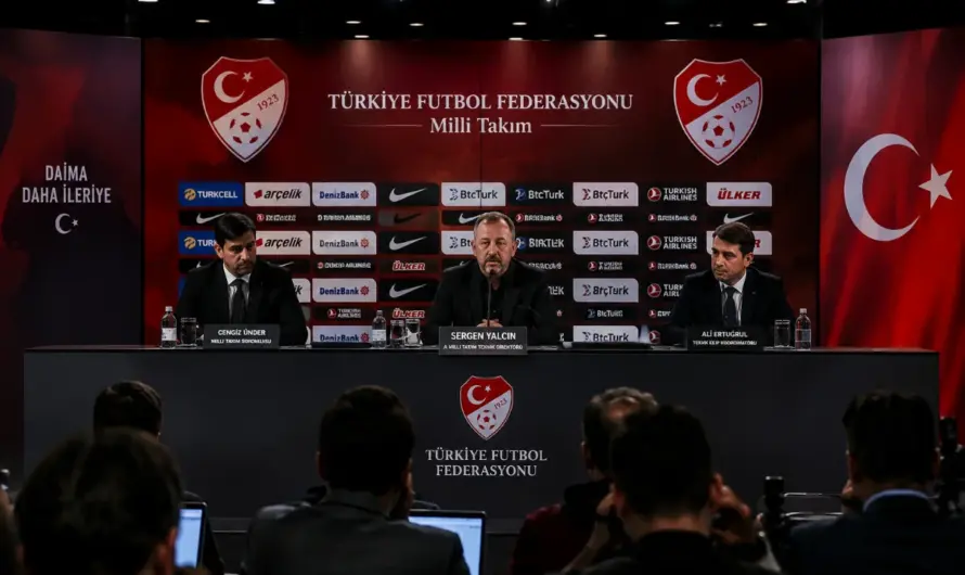 Sergen Yalçın’ın A Milli Takım Kurmayları Resmen Belli Oldu